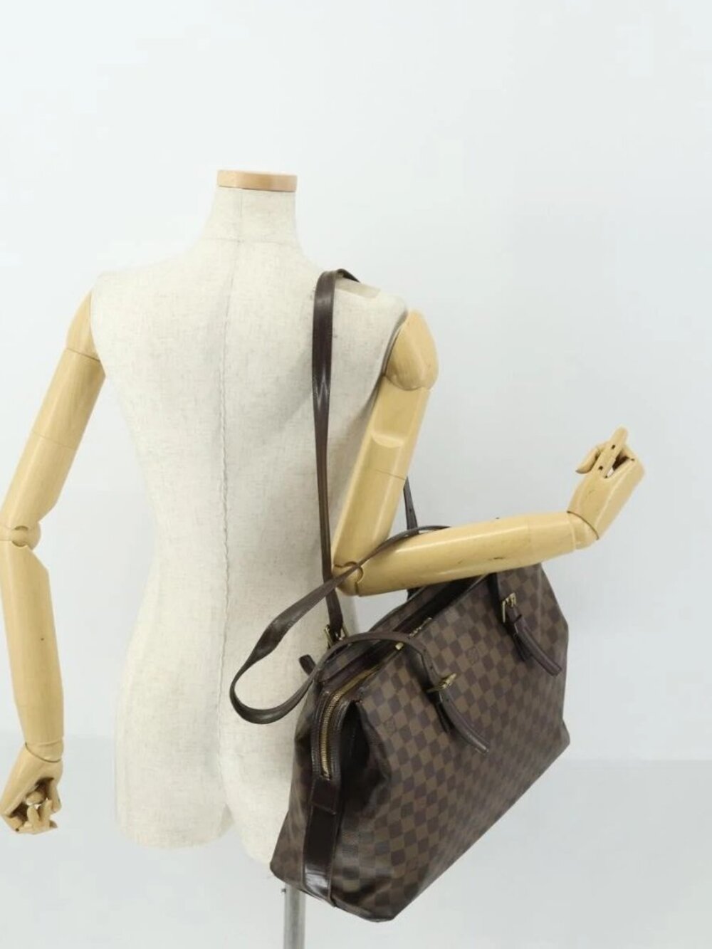 LOUIS VUITTON Damier Ebene Chelsea Tote Bag N51119 LV Auth hk3421